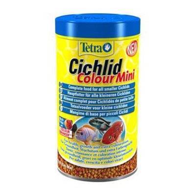 TETRA Корм для рыб TETRA Cichlid Colour Mini для всех видов цихлид для улучшения окраса 500мл 