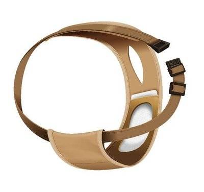 TRIXIE Трусы для собак TRIXIE Люкс №2, 32-39см, х/б, бежевые 