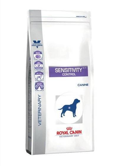 ROYAL CANIN Корм для собак ROYAL CANIN Vet Diet Sensitivity Control SC21 при пищев аллергии, непереносимости сух. 7кг 