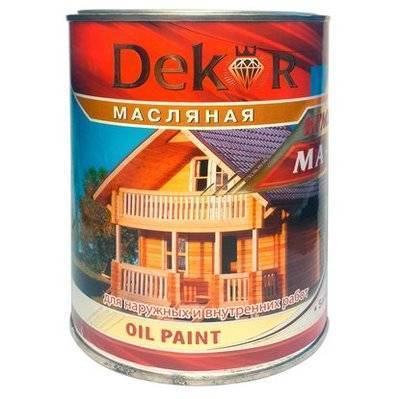 Dekor Краски для фасадных работ Dekor Краска МА-15 DEKOR черная 0,8 кг 