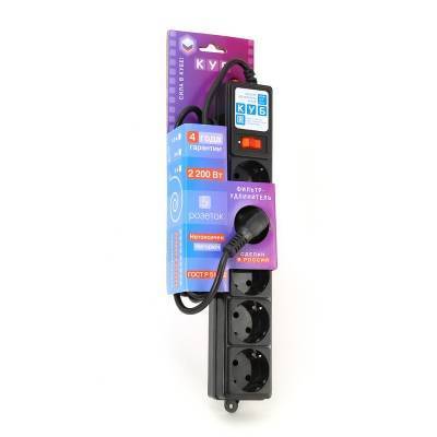 Powercube Сетевой фильтр Powercube Spg-b-6-black SPG-B-6-BLACK.
