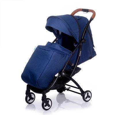 Acarento Прогулочная коляска Acarento Plaza, цвет: темно-синий PLAZA-DEEP BLUE LINEN