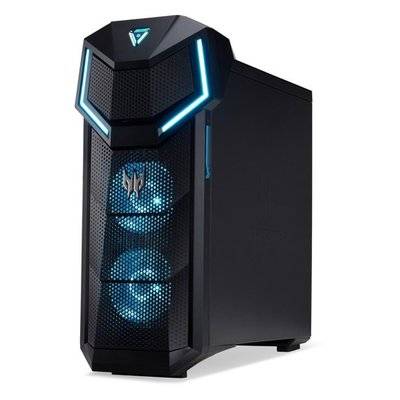 Acer Компьютер ACER Predator PO5-610, Intel Core i5 8600K, DDR4 32Гб, 2.9Тб, 256Гб(SSD), NVIDIA GeForce RTX 2080 - 8192 Мб, Windows 10 Home, черный [dg.e0ser.008] DG.E0SER.008