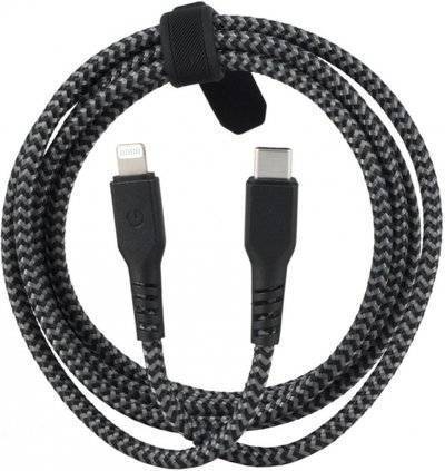 EnergEA Дата-кабель Energea FibraTough Type-C-8pin MFI Black 