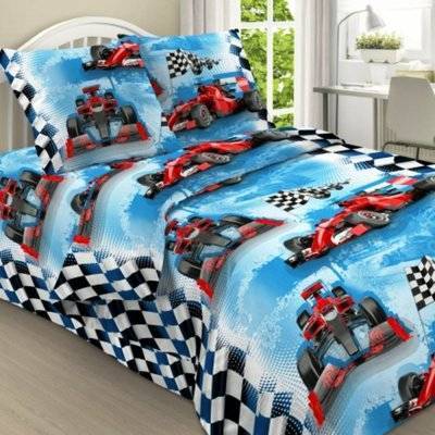 Letto Постельное белье Letto Формула (3 предмета) formula50