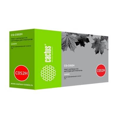 CACTUS Картридж CACTUS черный CS-C052H 