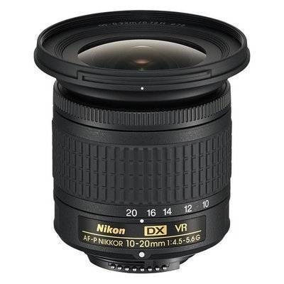 Nikon Объектив NIKON 10-20mm f/4.5-5.6 AF-P DX, Nikon F [jaa832da] JAA832DA