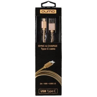 Qumo Кабель USB Qumo USB 3.0-Type C, 1m 