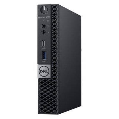 Dell Компьютер DELL Optiplex 5070, Intel Core i7 9700T, DDR4 8Гб, 256Гб(SSD), Intel UHD Graphics 630, Windows 10 Professional, черный [5070-4845] 5070-4845