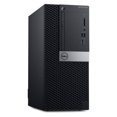 Dell Компьютер DELL Optiplex 5070, Intel Core i5 9500, DDR4 8Гб, 256Гб(SSD), Intel UHD Graphics 630, DVD-RW, Windows 10 Professional, черный [5070-4760] 5070-4760
