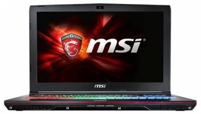 MSI Ноутбуки MSI GE62 6QD-244RU (Apache Pro Heroes) (Intel Core i5-6300HQ 2300 Mhz/15.6/1920х1080/8192Mb/1000Gb H 9S7-16J552-244