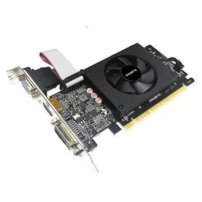 Gigabyte Видеокарта GIGABYTE nVidia GeForce GT 710 , , 2Гб, GDDR5, Low Profile, Ret GV-N710D5-2GIL 