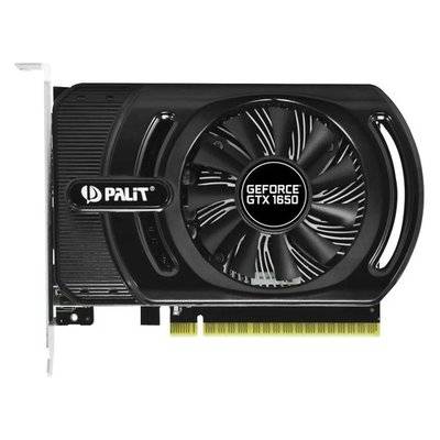 Palit Видеокарта PALIT nVidia GeForce GTX 1650 , PA-GTX1650 STORMX+ OC 4G, 4Гб, GDDR5, OC, Ret [ne51650s1bg1-1170f] NE51650S1BG1-1170F