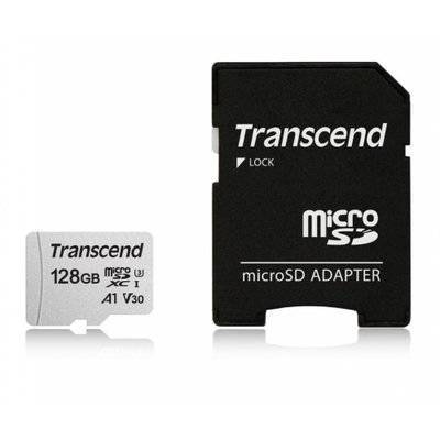 Transcend Карта памяти Transcend TS128GUSD300S-A + adapter 