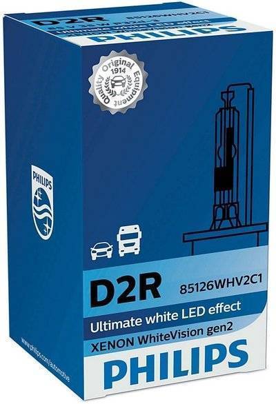 Philips Philips D2R 85V-35W (P32d-3) 5000K WhiteVision gen 2 85126WHV2C1