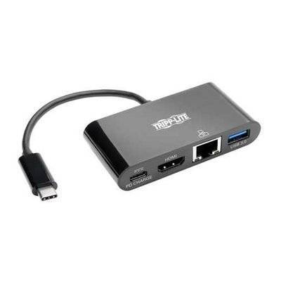 Tripplite Адаптер Tripplite USB-C HDMI USB-A Gigabit Eth Thunderbolt 3 black U444-06N-H4GUBC 