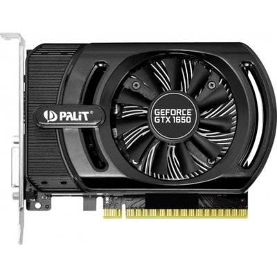 Palit Видеокарта Palit PCI-E PA-GTX1650 STORMX OC 4G nVidia GeForce GTX 1650 4096Mb 128bit GDDR5 1485/8000 DVIx1/HDMIx1/HDCP Ret PCI-E PA-GTX1650 STORMX OC 4G nVidia GeForce GTX 1650 4096Mb 128bit GDDR5 1485/8000 DVIx1/HDMIx1/HDC