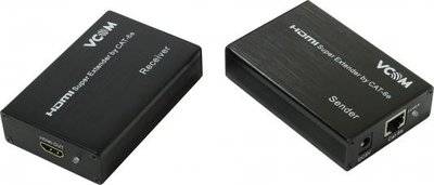 VCOM Telecom Удлинитель HDMI по витой паре до 60м extender VCOM <DD471 +2б.п. VCOM Telecom DD471