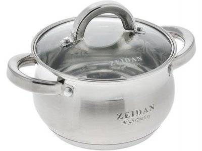 Zeidan Кастрюля Zeidan 50237 2,1 л серебристый Z50237 