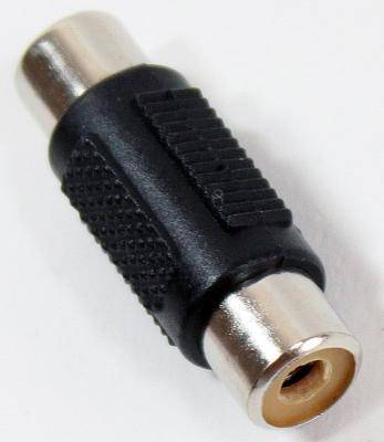 VCOM Telecom Переходник/адаптер VCOM RCA - RCA (VAD7849), 0.04 м, 1 шт., черный VCOM Telecom VAD7849