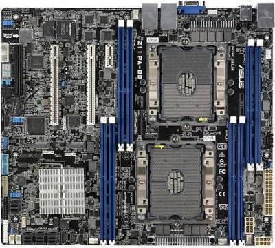 ASUS Материнская плата ASUS 2 x Socket 3647 C621 8xDDR4 2xPCI-E 16x 1xPCI-E 8x 16 SSI CEB Z11PA-D8 