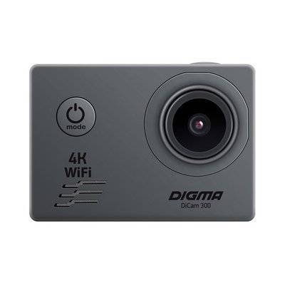Digma Экшн-камера Digma DiCam 300 серый DC300 