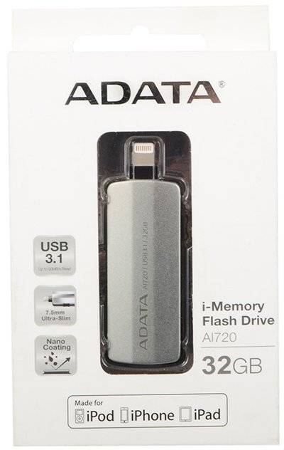 A-Data A-Data i-Memory AI720 32GB (серый космос) AAI720-32G-CGY