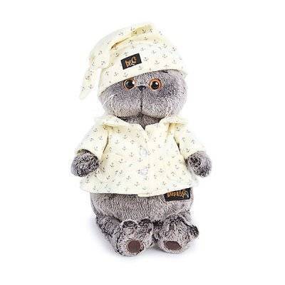 Budi Basa Мягкая игрушка Budi Basa Кот Басик в пижаме, 30 см 