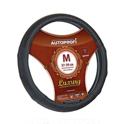 AUTOPROFI Оплетка руля AUTOPROFI Ap-1040 bk (m) 