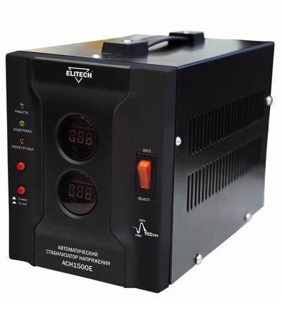 ELITECH Стабилизатор напряжения Elitech АСН 1500Е 178389