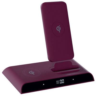 InterStep Внешний аккумулятор InterStep PB10DQi PRO 10000mAh Type-C PD, Bordeaux 