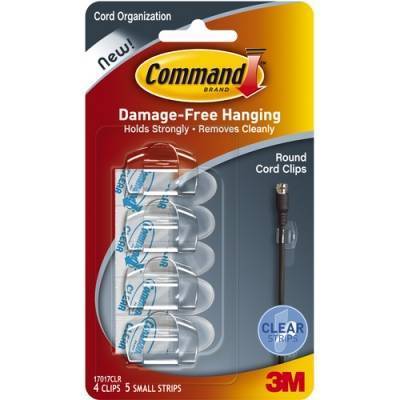 Command Клипса для проводов Command 17017clr 