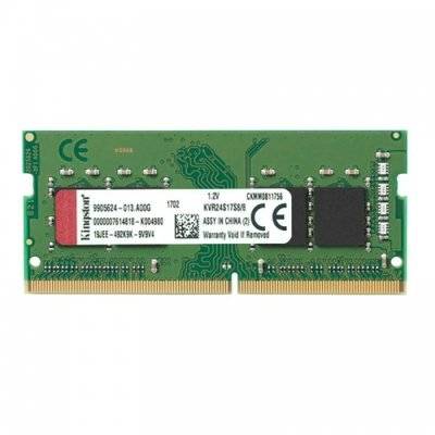 Kingston Оперативная память Kingston 8Gb DDR4 2400MHz KVR24S17S8/8 RTL PC4-19200 CL17 SO-DIMM 260-pin 1.2В 