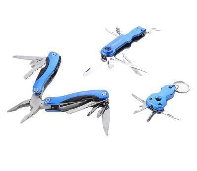 ПРАКТИКА Мультитул ПРАКТИКА набор: плоскогубцы + нож + брелок 775-037