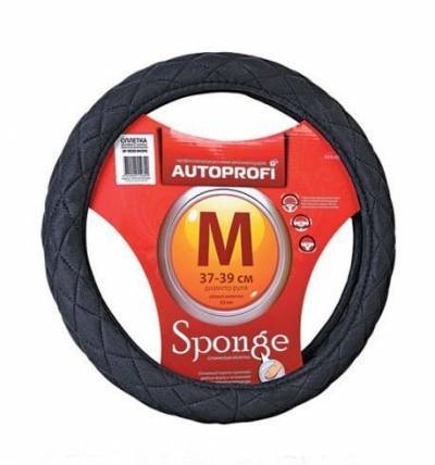 AUTOPROFI Оплетка руля AUTOPROFI Sp-9020 bk (l) 