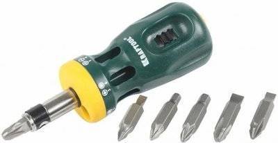 Kraftool Набор KRAFTOOL 26161-H13 отвертка BIT LOCK реверсивная с битами 12-в-1 Bit Lock 26161-H13 