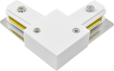 Jazzway 5010840 PTR CL-WH Коннектор белый L-обр. Jazzway 5010840