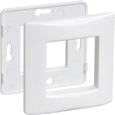 Iek CKK-40D-RSK2-K01 Рамка и суппорт для коробок КМКУ на 2 модуля Упаковка (10 шт.) IEK CKK-40D-RSK2-K01