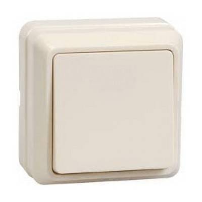 Iek EVO10-K33-10-DC ВС20-1-0-ОКм Выключатель 1кл 10А откр.уст. ОКТАВА (кремовый) Упаковка (36 шт.) IEK EVO10-K33-10-DC