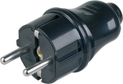 Iek EVP10-16-01-K02 ВПп10-02-Ст Вилка разборная прямая с з/к 16А черная IEK EVP10-16-01-K02