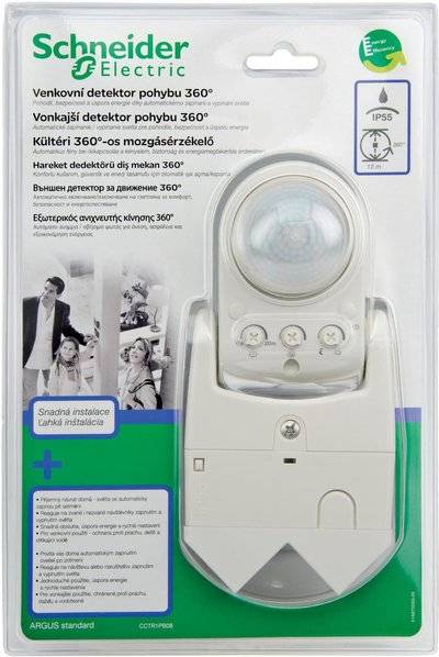 Schneider electric CCTR1PA08 Датчик движения наружный (360 °, 360 °, в сборе, наружный, белый) Schneider Electric CCTR1PA08