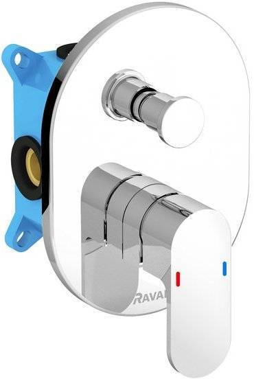 Ravak Chrome CR 065.00 X070056 Лицевая панель для ванны/душа (c переключателем) Ravak X070056