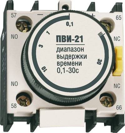 Iek KPV10-11-1 ПВИ-11 задержка на вкл. 0,1-30сек. 1з+1р приставка IEK KPV10-11-1