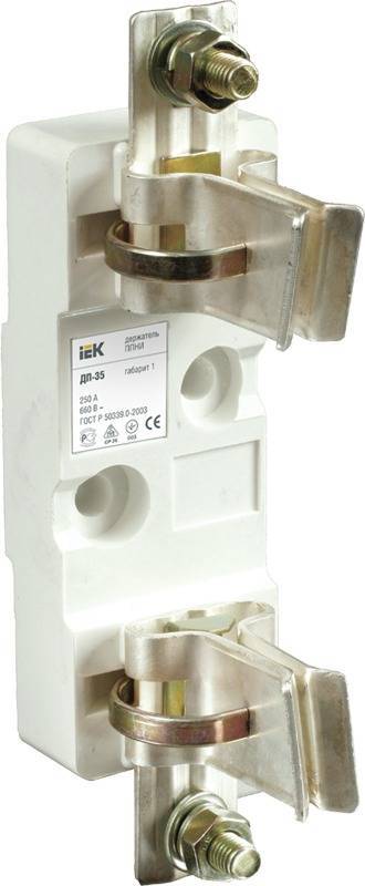 Iek DPP50D-DP-630 Держатель предохранителя ДП-39, габарит 3, 630А Упаковка (2 шт.) IEK DPP50D-DP-630
