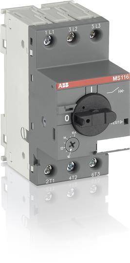 Abb 1SAM250000R1008 Автоматич.выключ. MS116-4.0 50 кА с регулир. тепловой защитой ABB 1SAM250000R1008