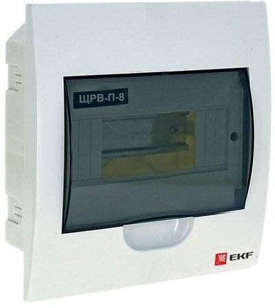 Ekf pb40-v-8 Щит распред. встраиваемый ЩРВ-П- 8 IP41 PROxima EKF pb40-v-8
