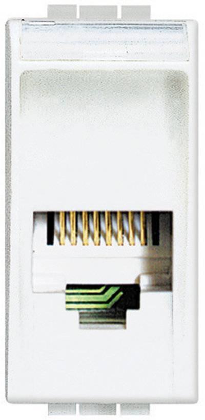 Bticino N4258/11N LivingLight RJ-11, соединение К10, кат. 2 Bticino N4258/11N