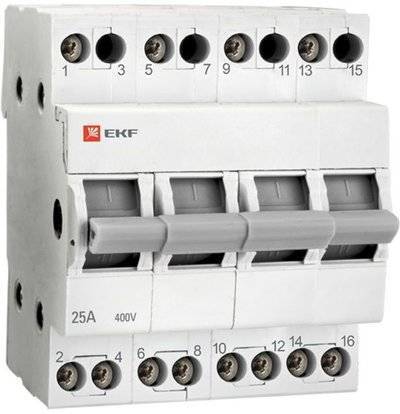Ekf tps-4-16 Трехпозиционный переключатель 4P 16А Basic EKF tps-4-16