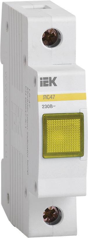 Iek MLS10-230-K05 Сигнальная лампа ЛС-47 (желтая) (неон) ИЭК IEK MLS10-230-K05