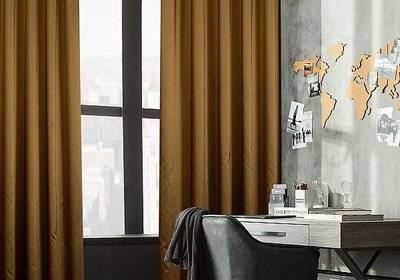 ТОМДОМ Комплект штор ТОМДОМ Тафти (коричневый) 205334